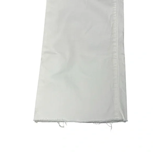 J. Crew white wide leg crop jeans with raw hem 2025 - Picture 7 of 12